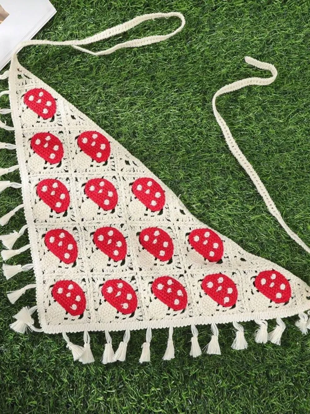 mushroom scarf S187